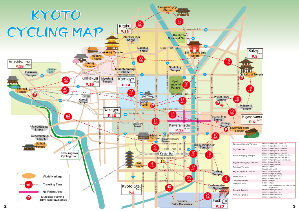 Cycling Map KYOTO ECO TRIP Cycling Map KYOTO ECO TRIP